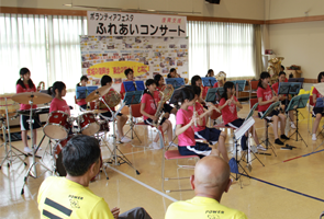 船迫中学校吹奏楽部の皆さん