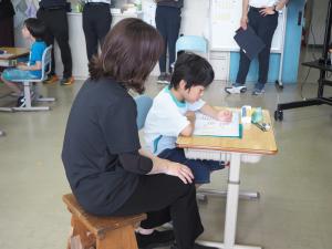 前時の復習を計算スキルでしている写真