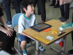 問題をつくっている写真